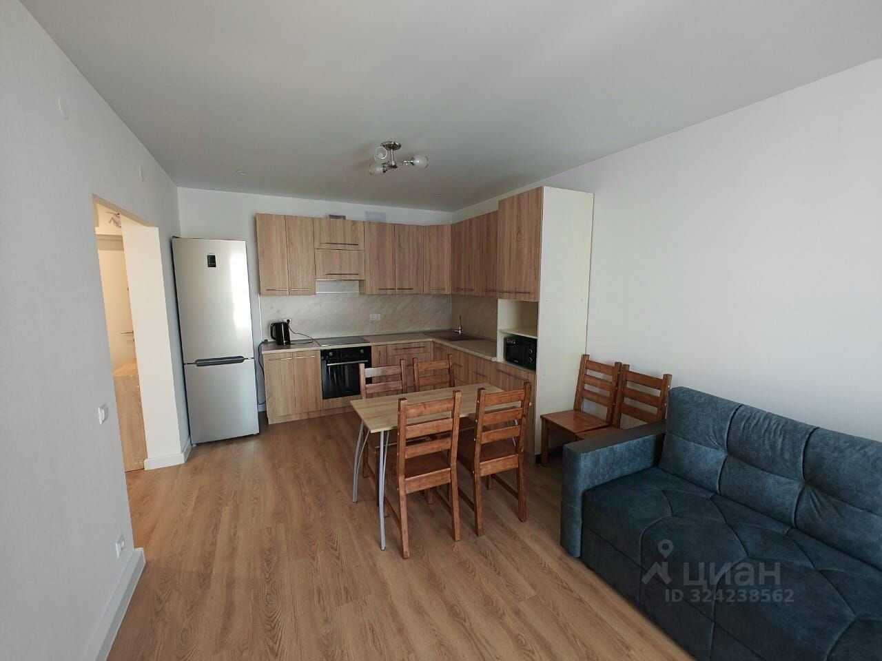 3-комнатная квартира, 57 м²