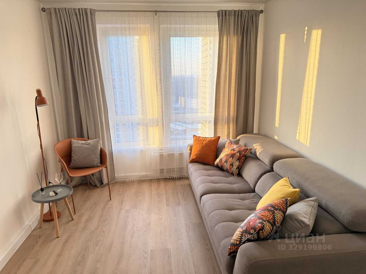 1-комнатная квартира, 36 м²