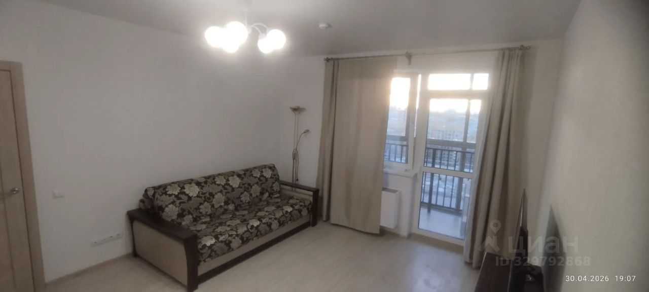 1-комнатная квартира, 38,6 м²