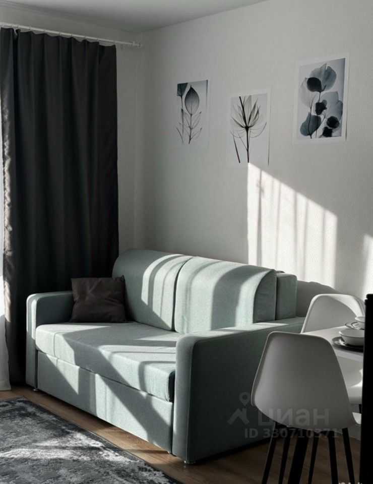 1-комнатная квартира, 25,4 м²