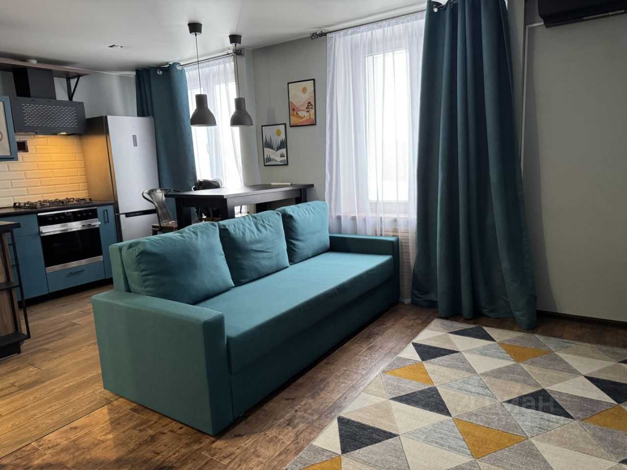 1-комнатная квартира, 37 м²