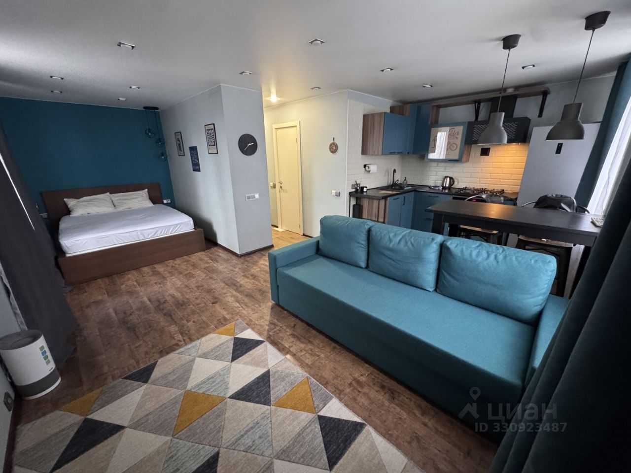 1-комнатная квартира, 37 м² — фотография 2