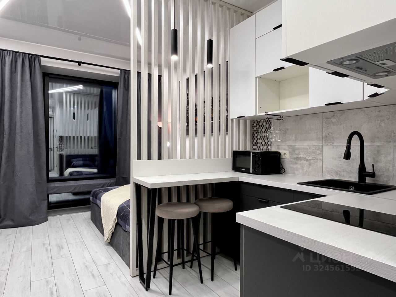 1-комнатная квартира, 23 м²