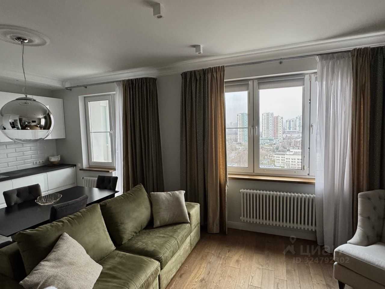 2-комнатная квартира, 60 м² — фотография 2