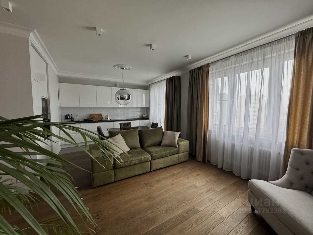 2-комнатная квартира, 60 м²