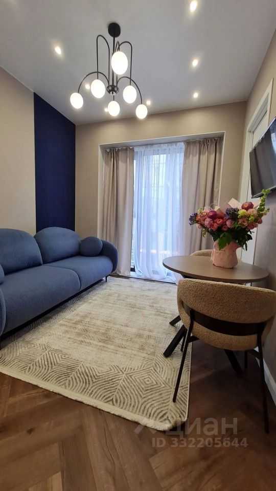 1-комнатная квартира, 35 м²