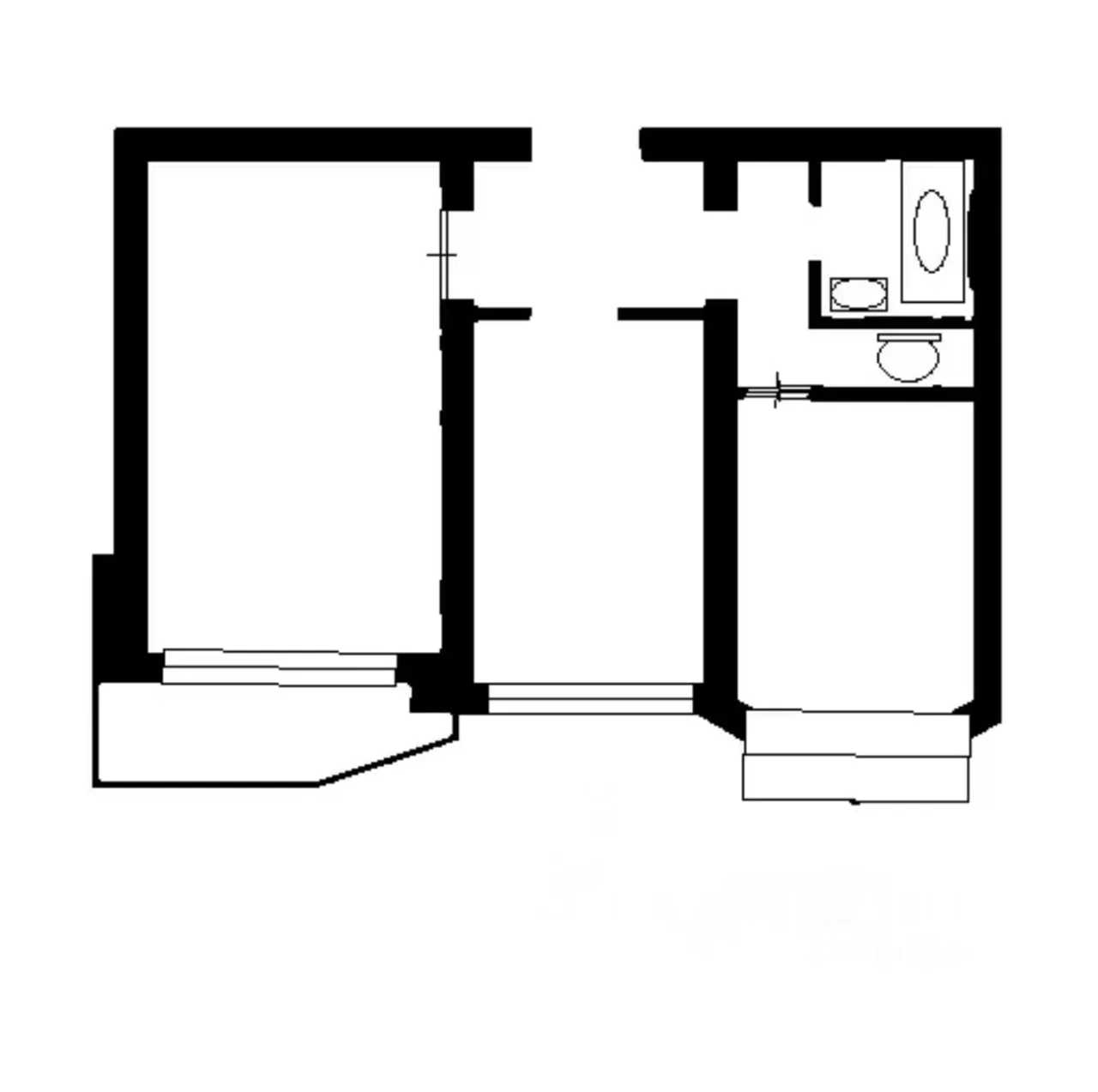 2-комнатная квартира, 52 м² — фотография 2
