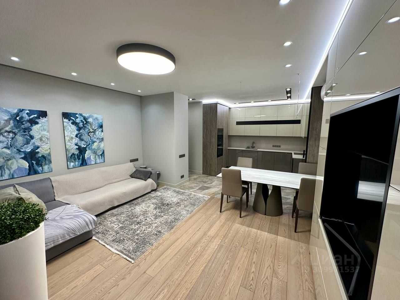 3-комнатная квартира, 90 м²