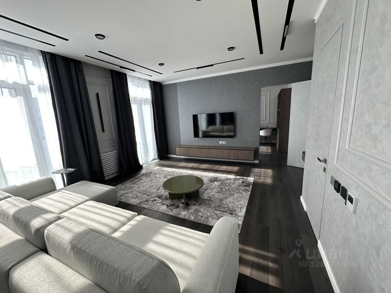 3-комнатная квартира, 117 м²