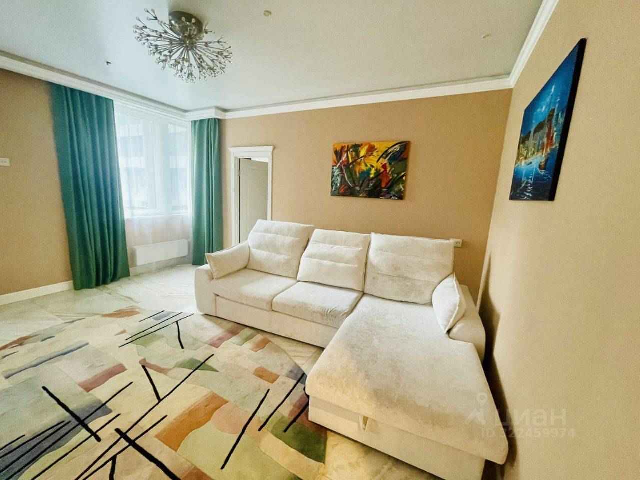 2-комнатная квартира, 75 м² — фотография 3