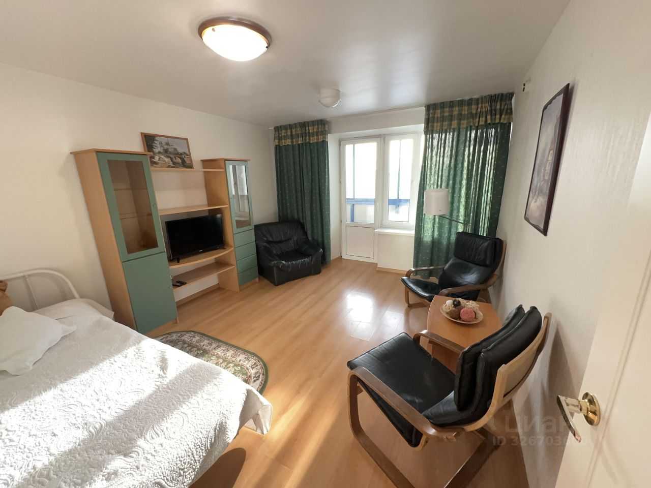 1-комнатная квартира, 45 м²