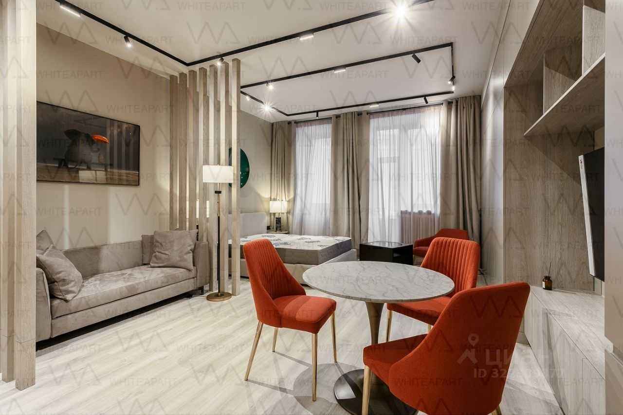 1-комнатная квартира, 45,4 м²