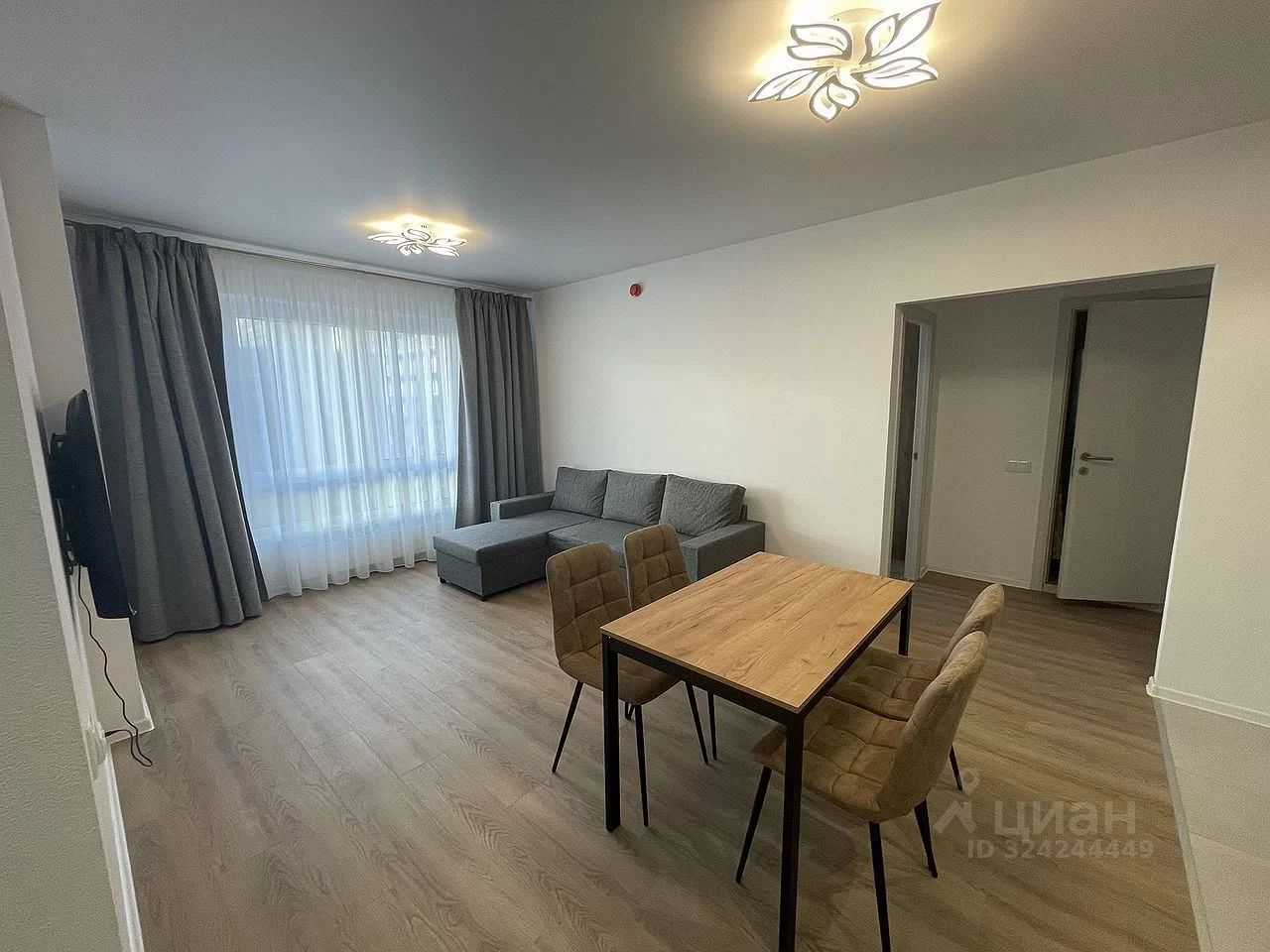 3-комнатная квартира, 60 м² — фотография 3