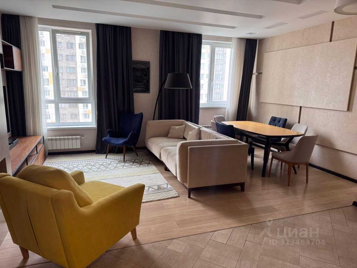 3-комнатная квартира, 88,5 м² — фотография 2