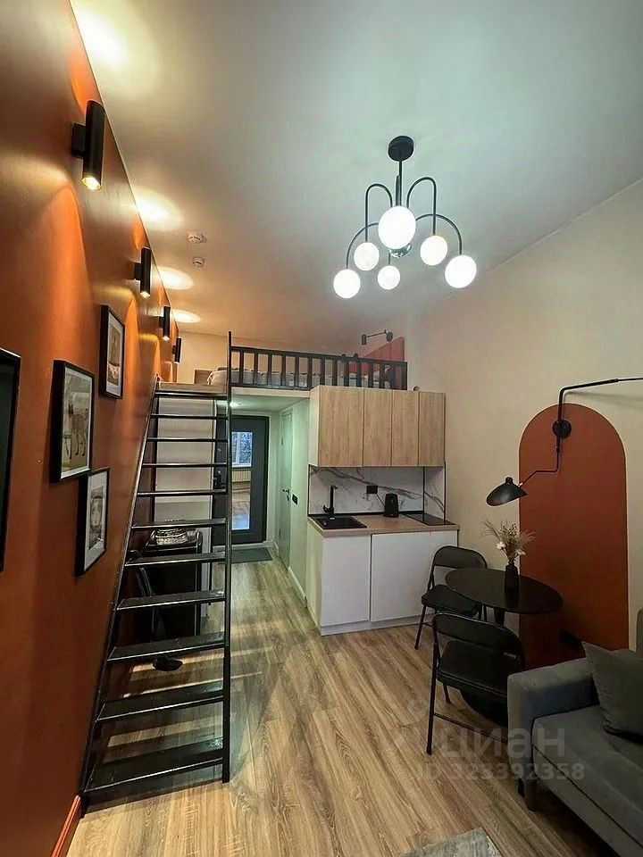 1-комнатная квартира, 19 м² — фотография 2