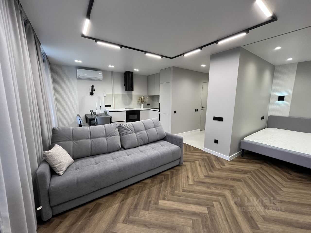 1-комнатная квартира, 32,5 м²