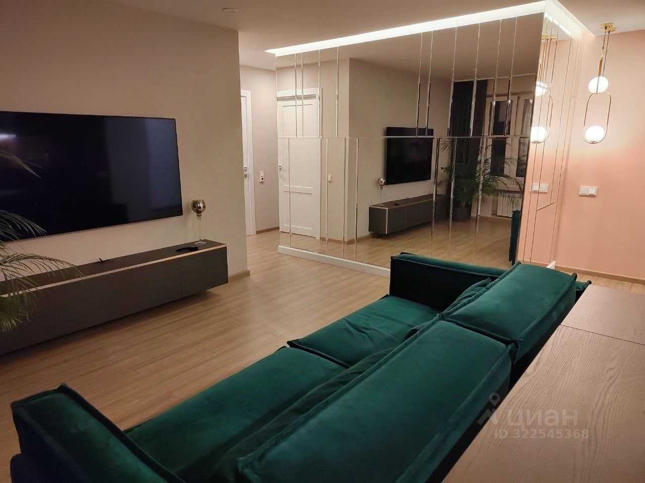 3-комнатная квартира, 61 м²