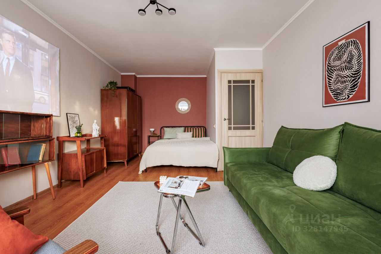1-комнатная квартира, 35,1 м² — фотография 2