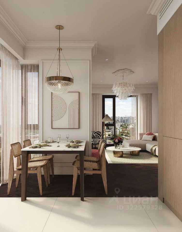 3-комнатная квартира, 89 м²
