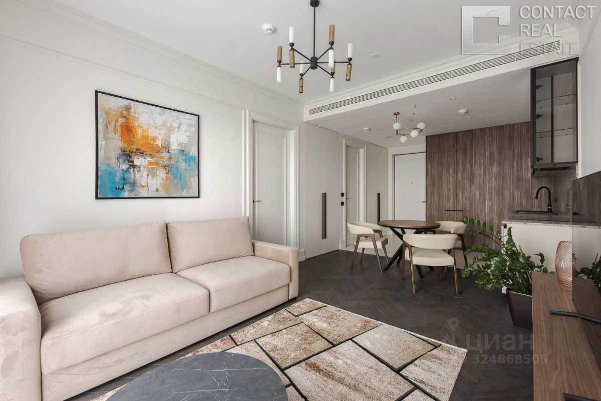 1-комнатная квартира, 50 м² — фотография 3