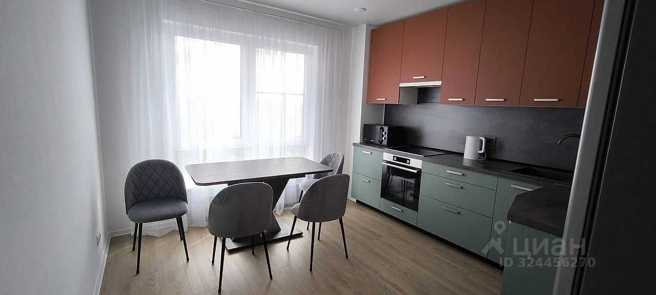1-комнатная квартира, 45 м²