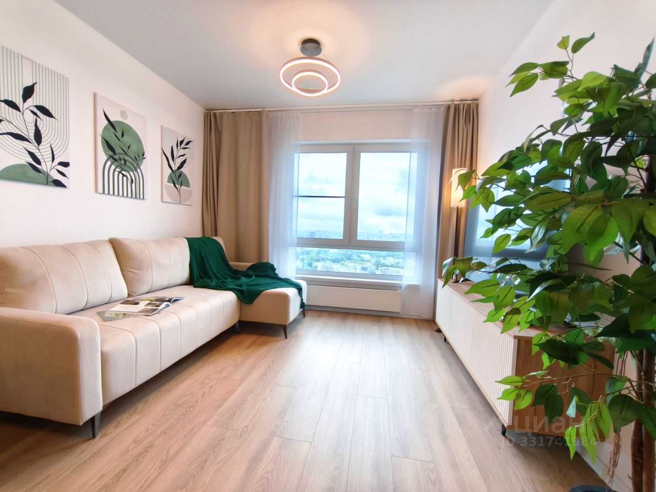 3-комнатная квартира, 62 м²