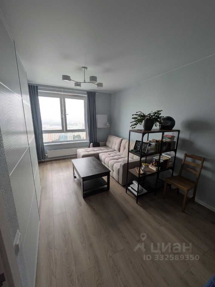 1-комнатная квартира, 42,1 м²
