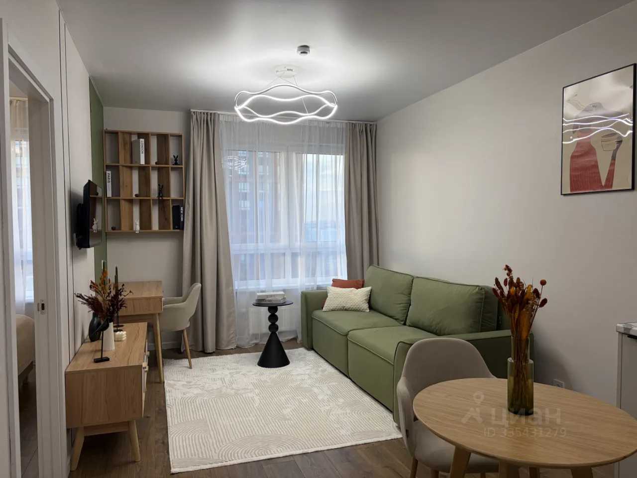 2-комнатная квартира, 35 м²