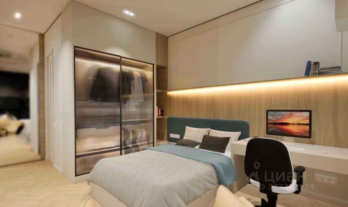 2-комнатная квартира, 70 м² — фотография 2