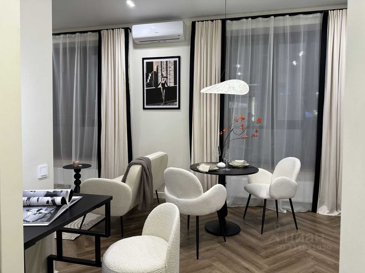 1-комнатная квартира, 34,3 м²