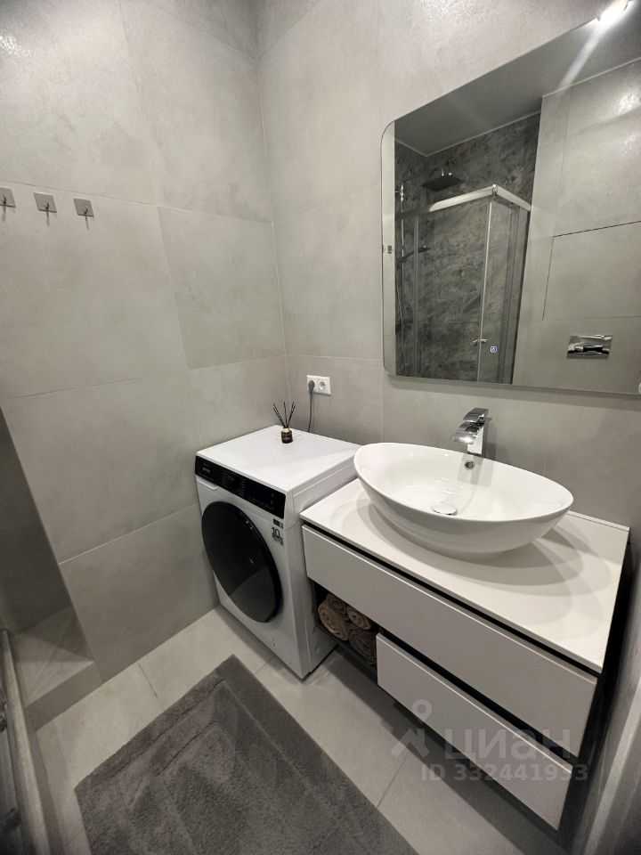 1-комнатная квартира, 33,4 м²