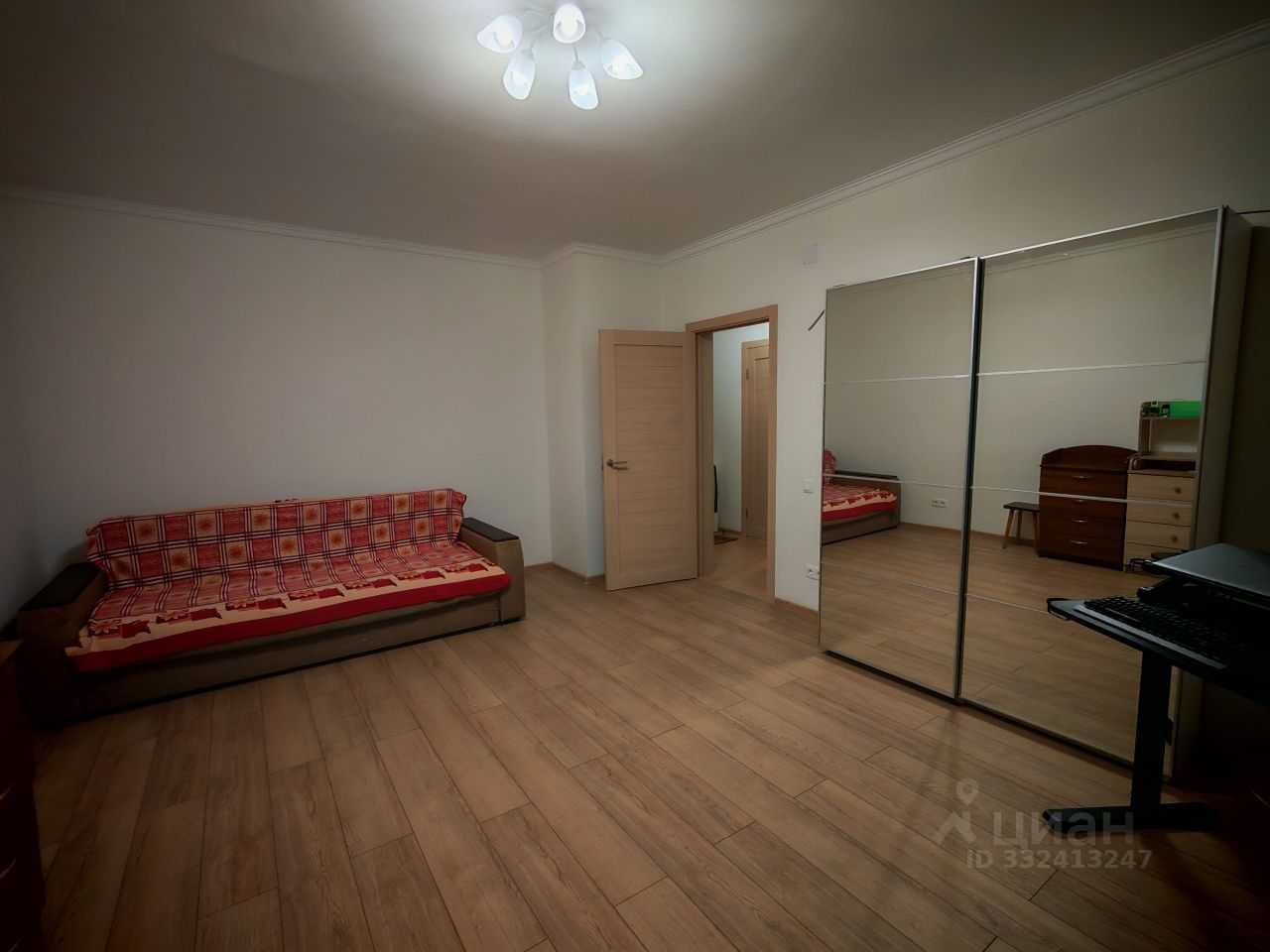 1-комнатная квартира, 43 м²