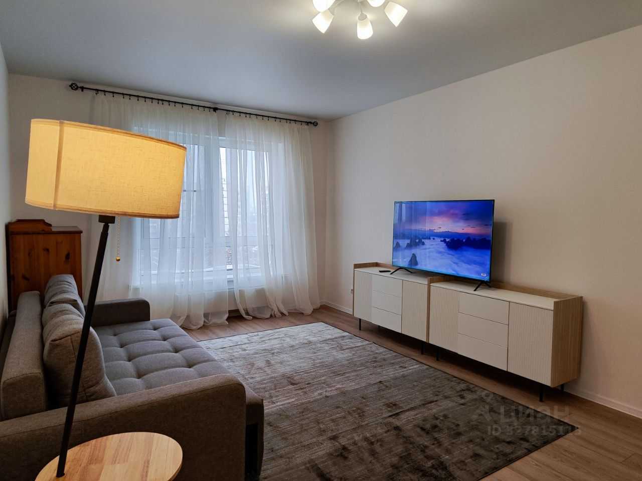 1-комнатная квартира, 43 м²
