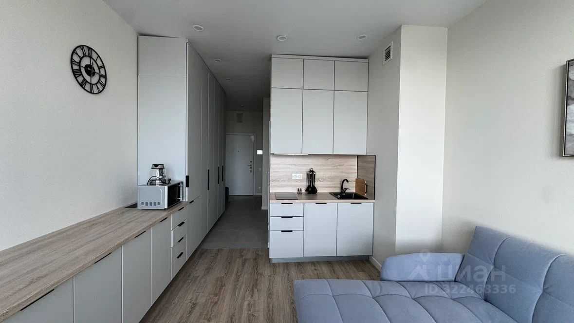 1-комнатная квартира, 25,4 м²