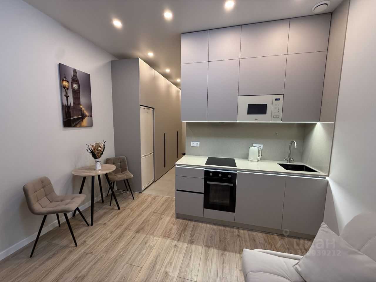 1-комнатная квартира, 22,4 м²