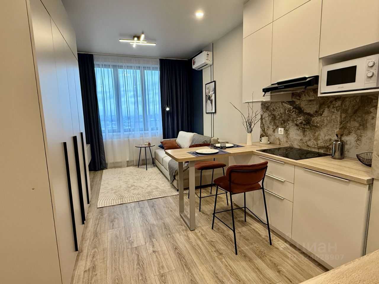 1-комнатная квартира, 25,1 м² — фотография 2