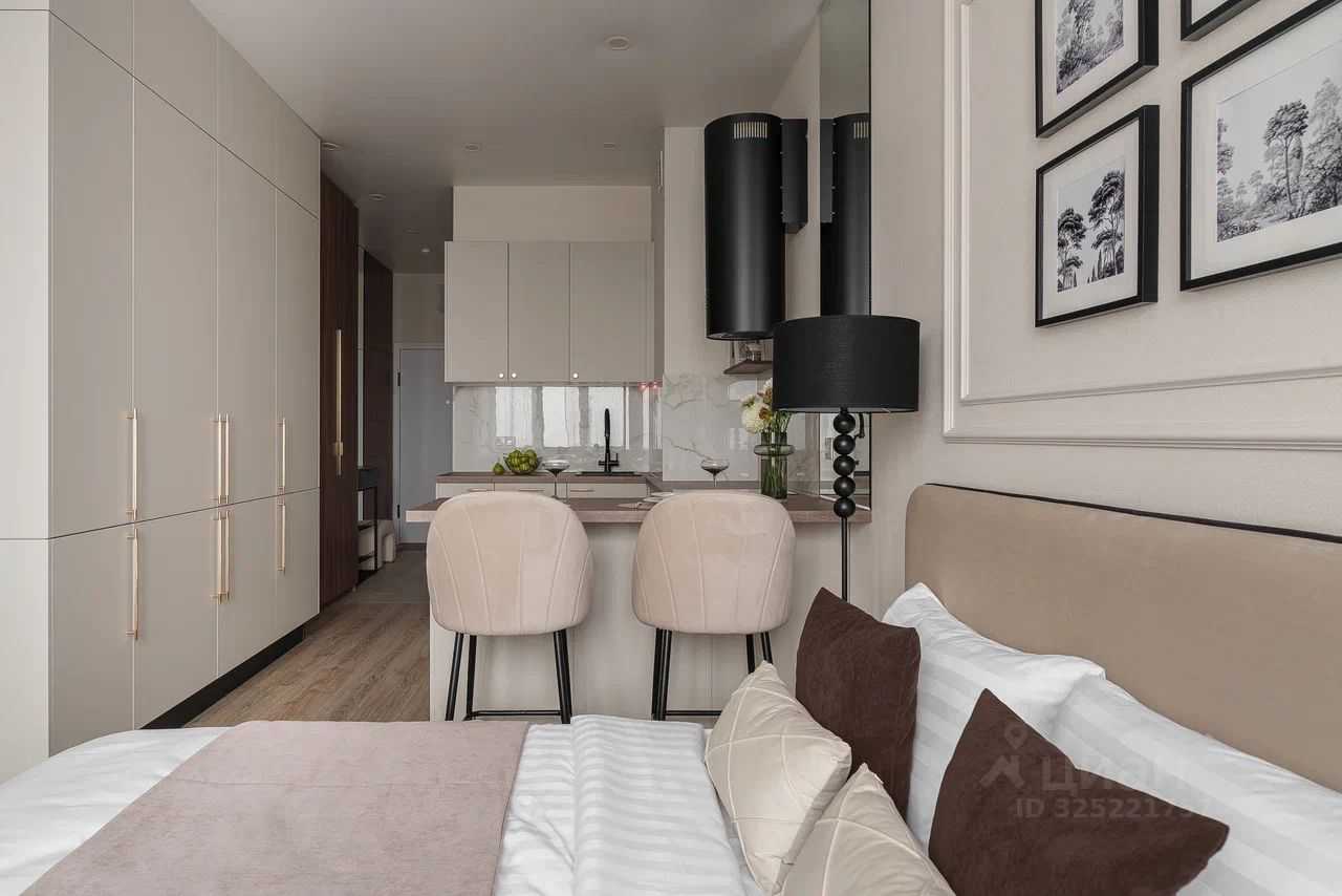 1-комнатная квартира, 24,5 м²
