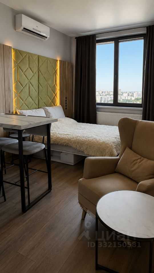 1-комнатная квартира, 27 м²