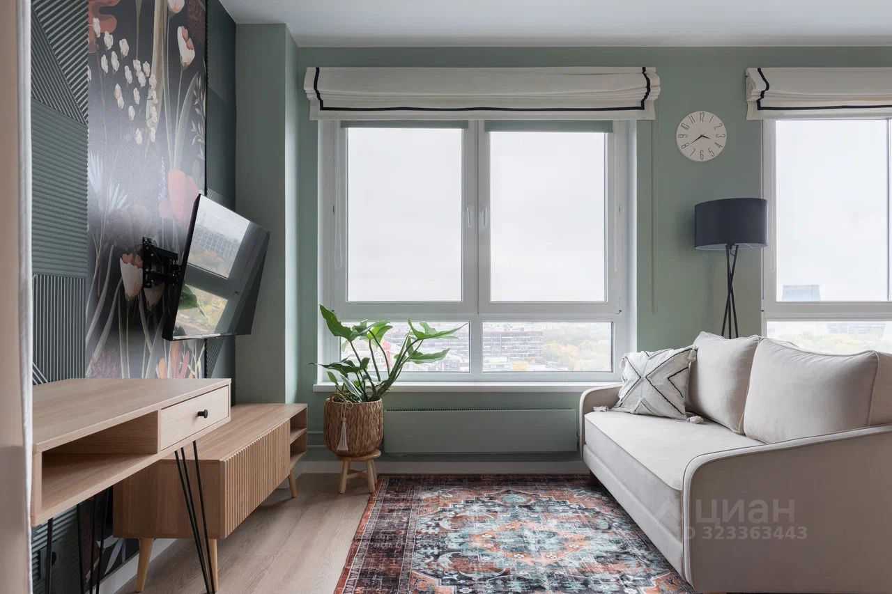 1-комнатная квартира, 33,7 м² — фотография 3