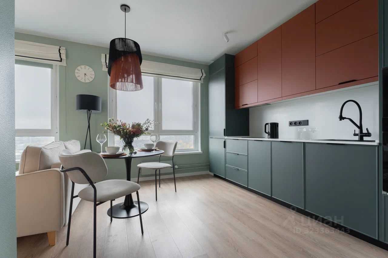 1-комнатная квартира, 33,7 м²