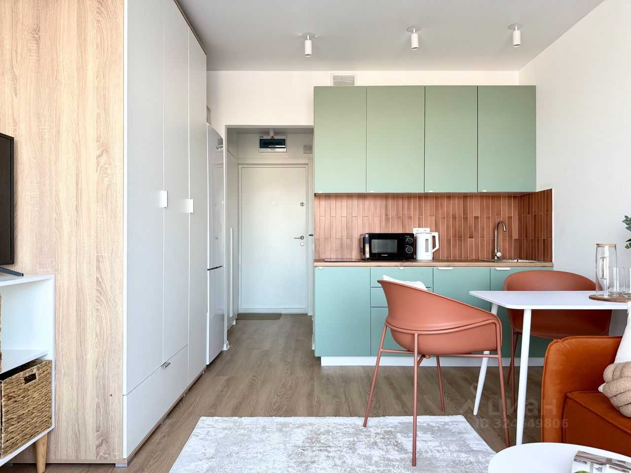 1-комнатная квартира, 19,9 м² — фотография 2