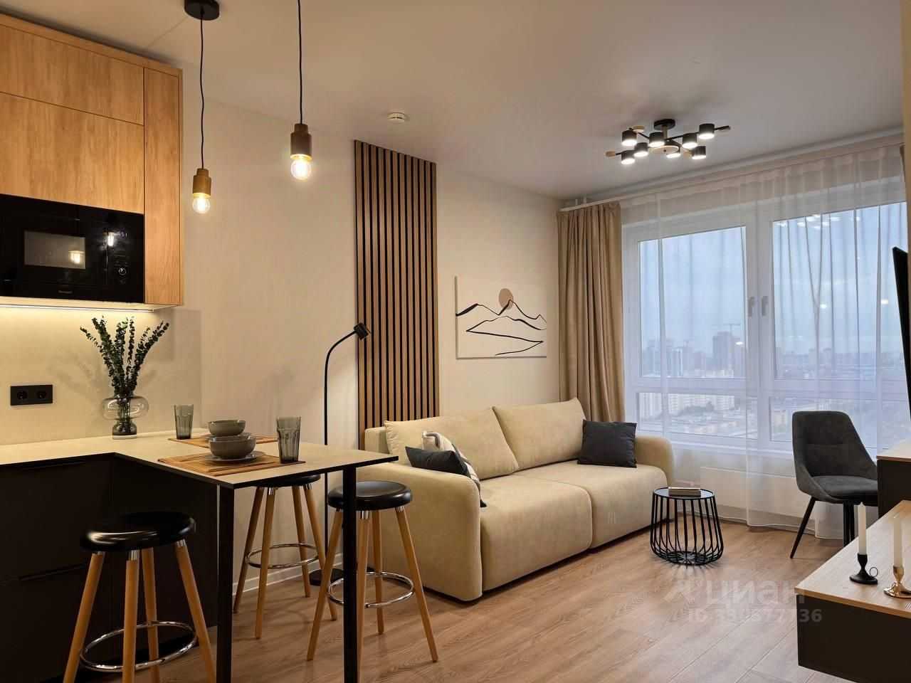 2-комнатная квартира, 35,8 м²