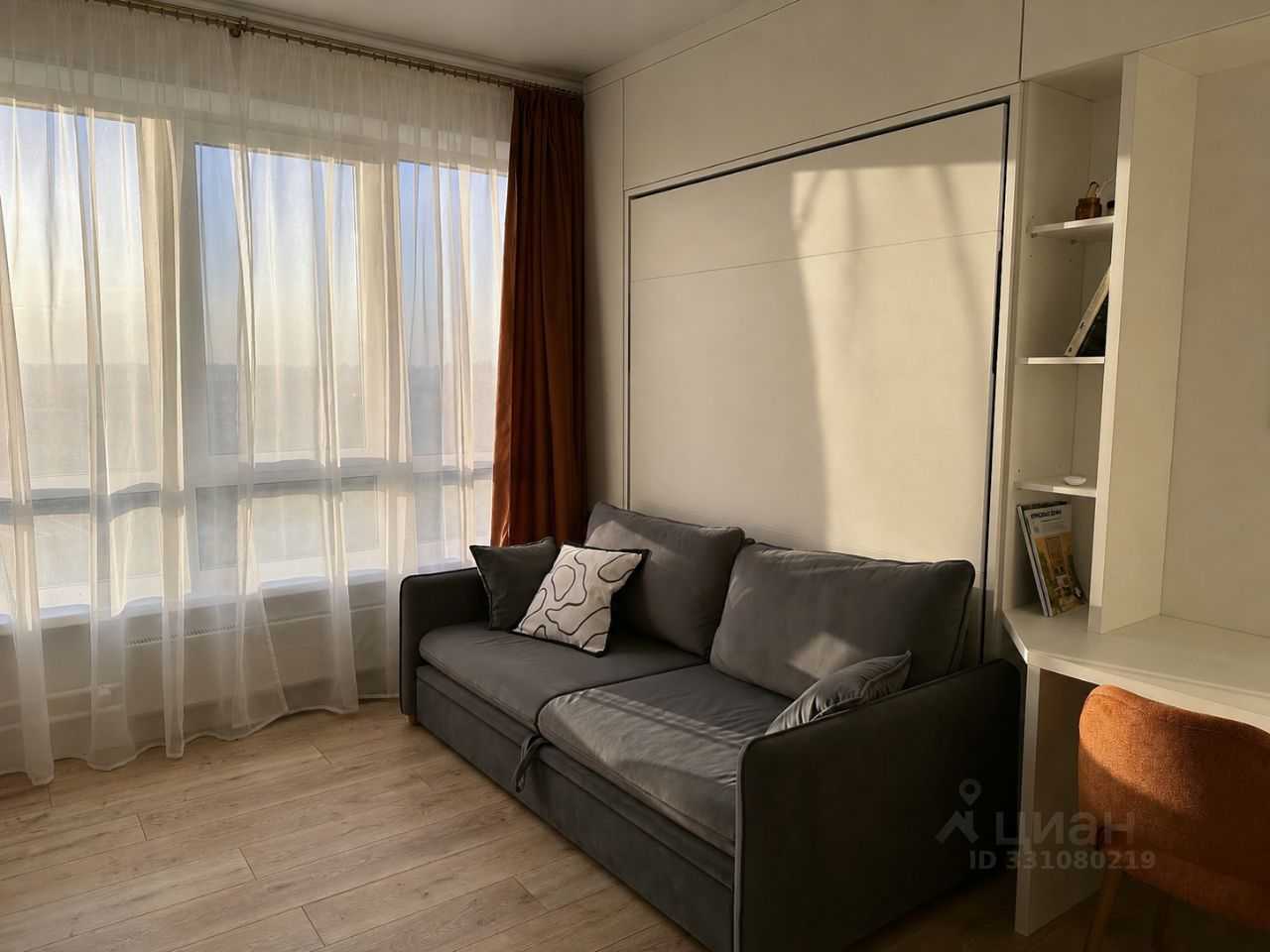 1-комнатная квартира, 19,7 м² — фотография 2