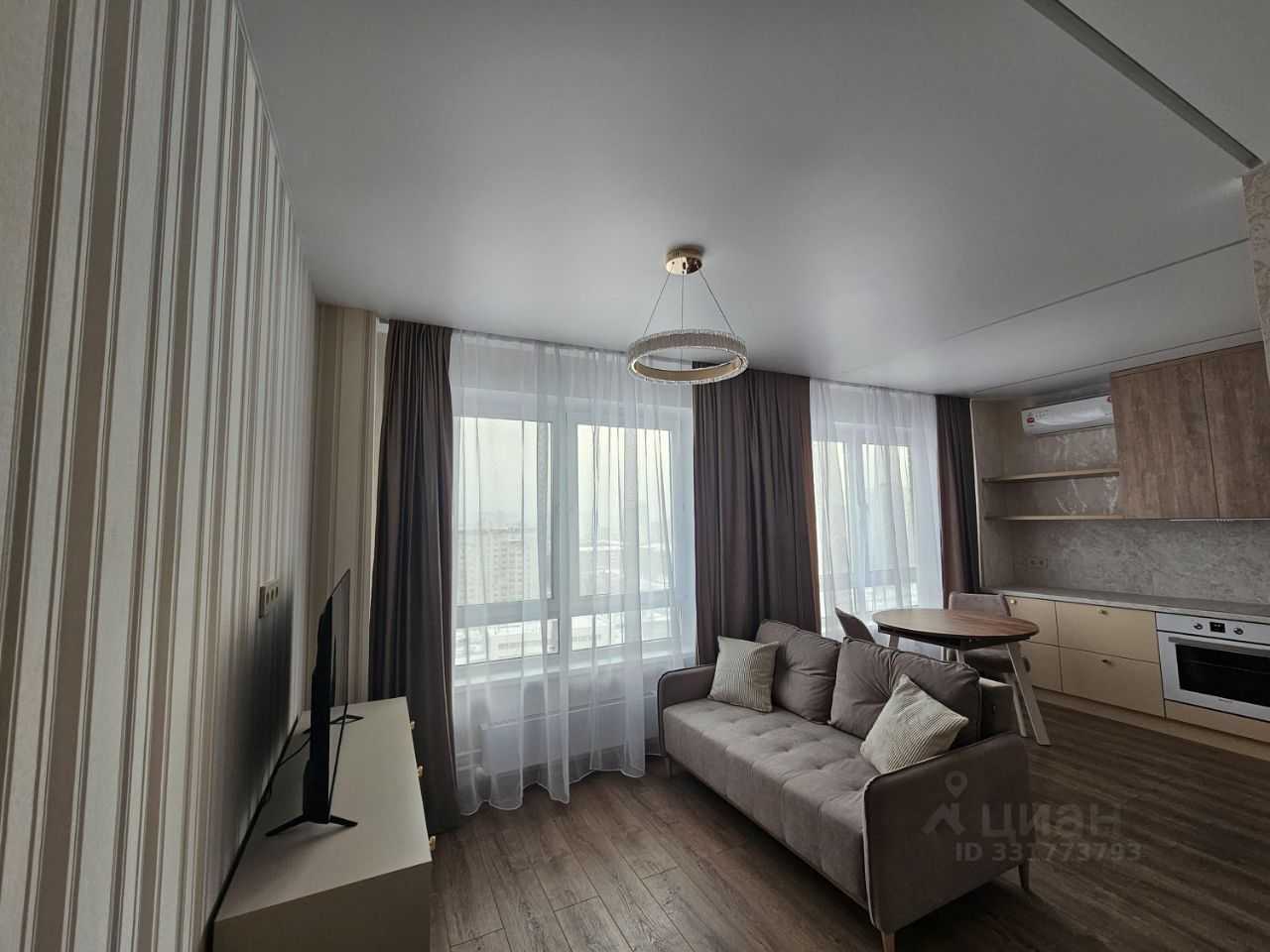 1-комнатная квартира, 34 м² — фотография 2