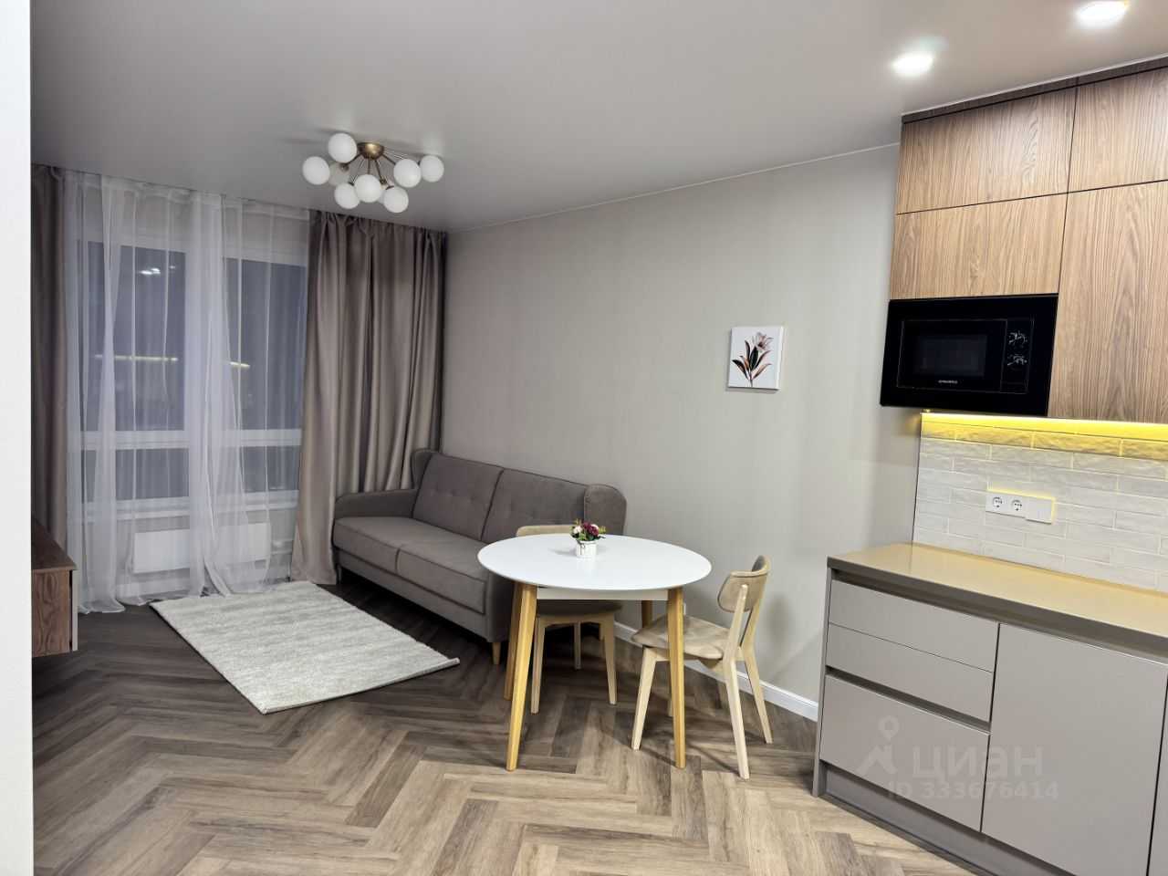 1-комнатная квартира, 37 м² — фотография 2