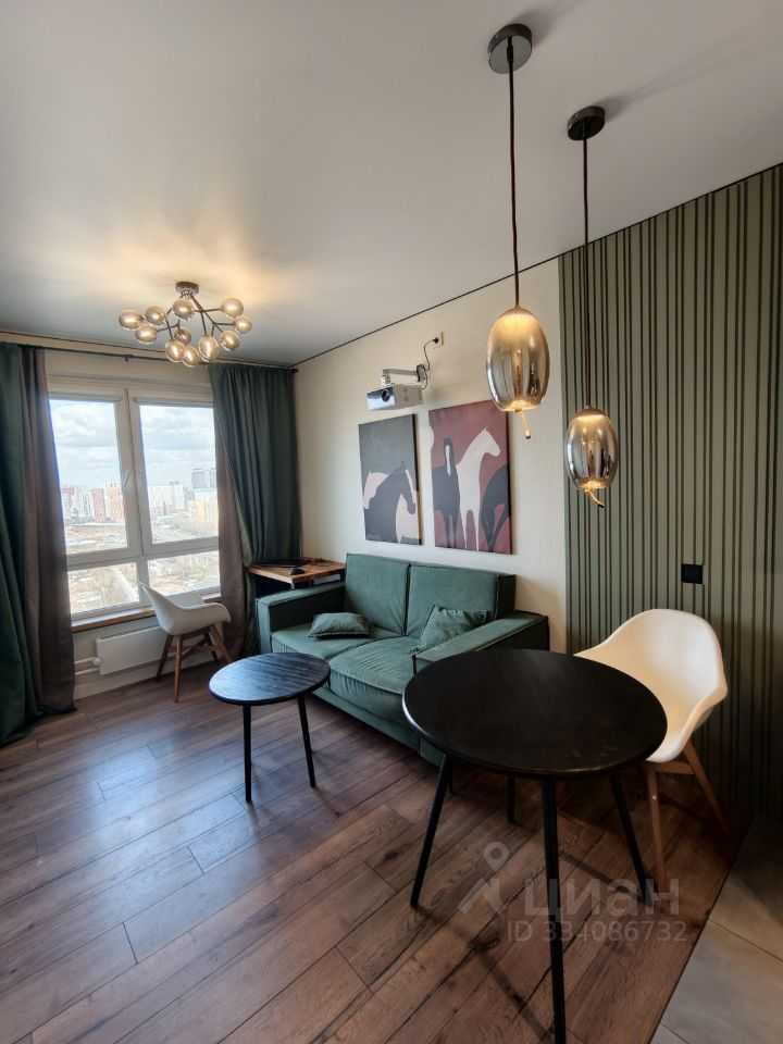1-комнатная квартира, 32,5 м²
