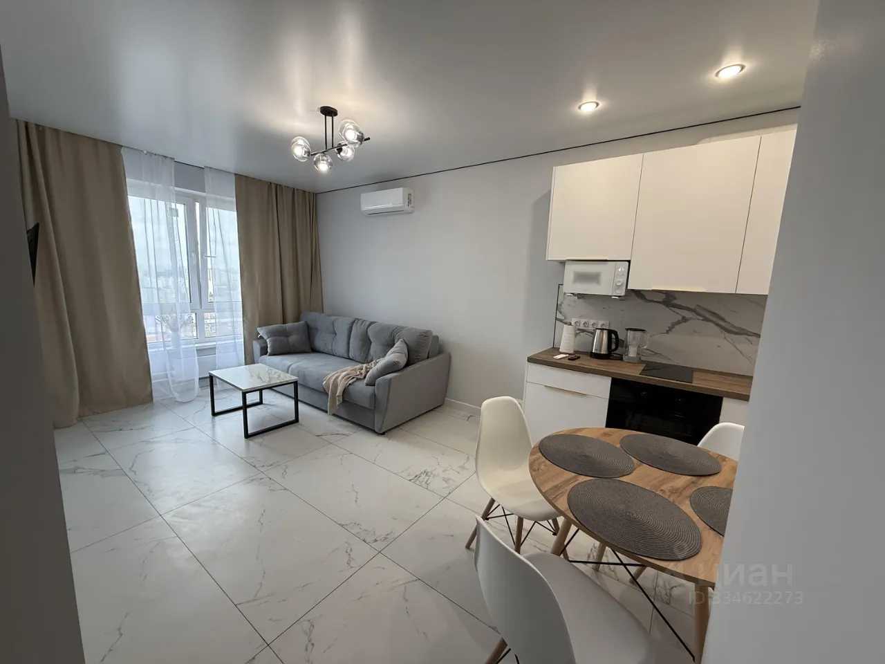 1-комнатная квартира, 38 м²