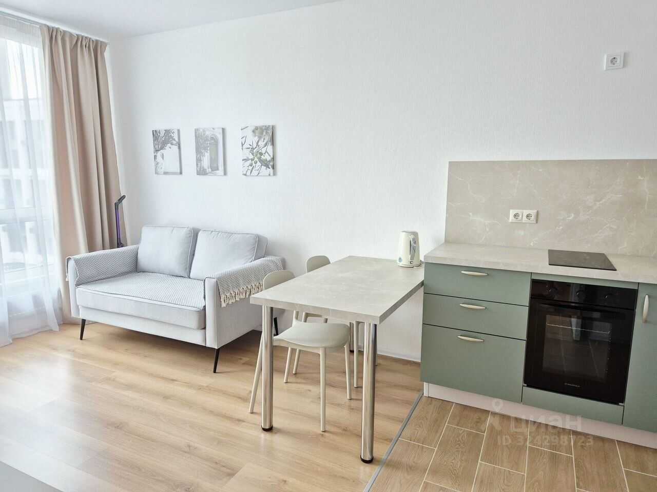 2-комнатная квартира, 38 м² — фотография 3