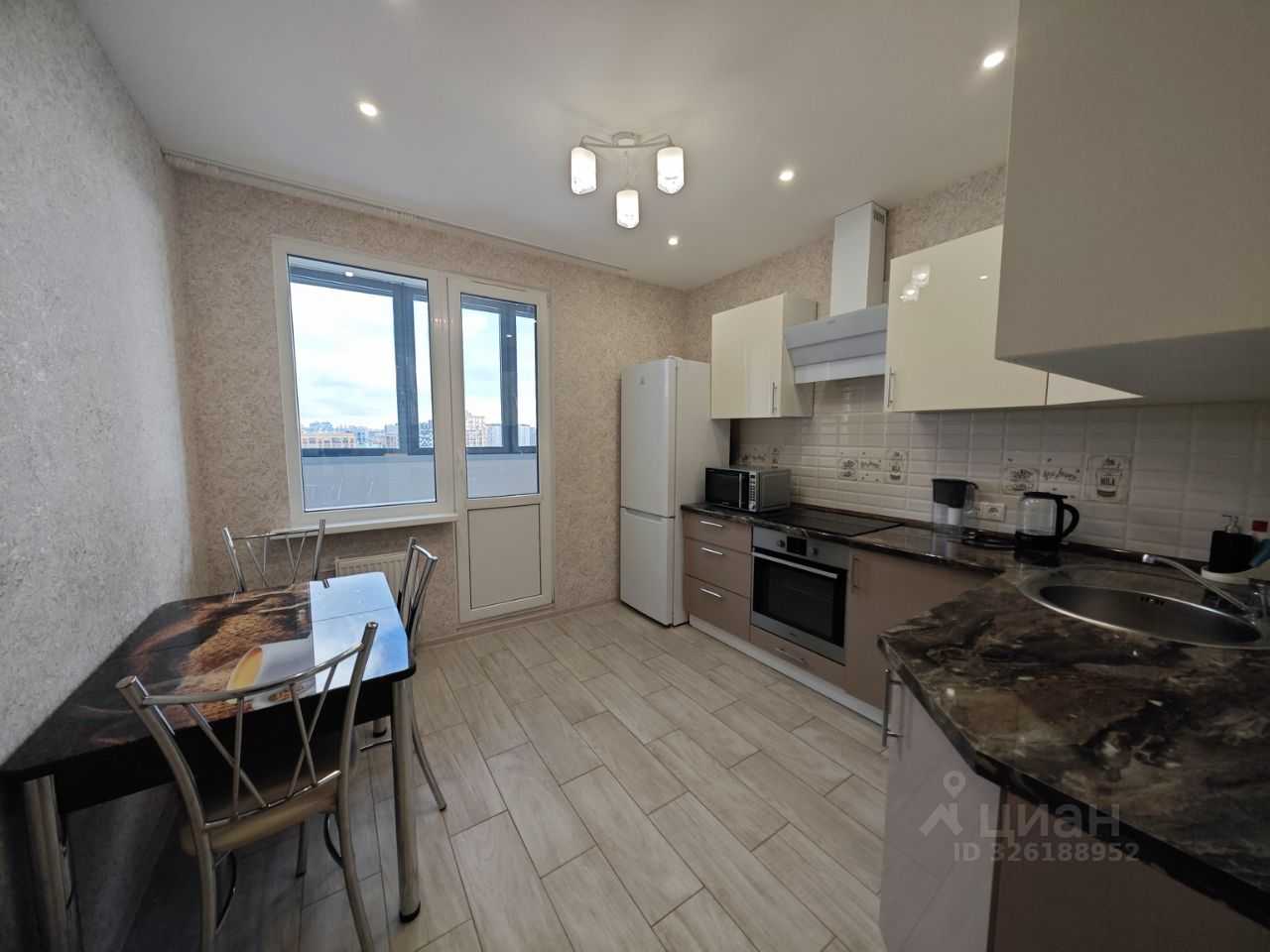 1-комнатная квартира, 38 м²