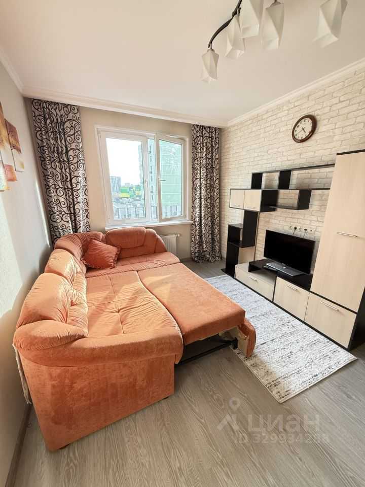 1-комнатная квартира, 38,3 м²